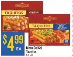 Homeland Market Menu Del Sol Taquitos offer