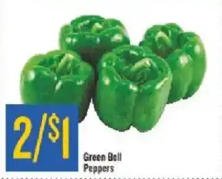 Homeland Market Green Bell Peppers offer