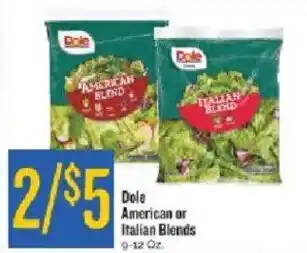 Homeland Market Dole American or Italian Blends offer