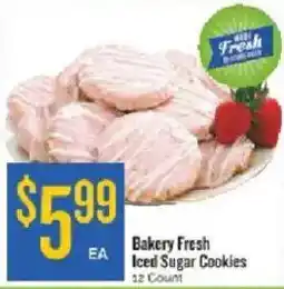 Homeland Market Bakery Fresh Iced Sugar Cookies offer