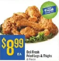 Homeland Market Deli Fresh Fried Legs & Thighs offer