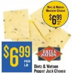 Homeland Market Dietz & Watson Pepper Jack Cheese offer