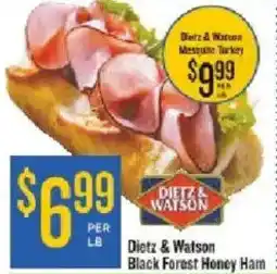 Homeland Market Dietz & Watson Black Forest Honey Ham offer