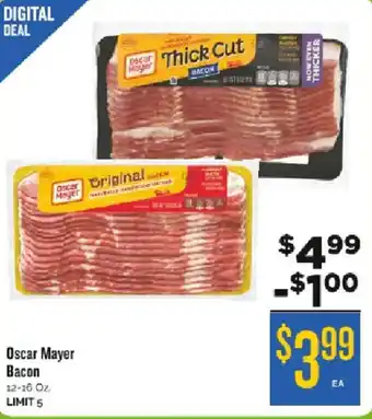 Homeland Market Oscar Mayer Bacon offer