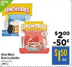 Homeland Market Oscar Mayer Basic Lunchables offer