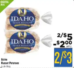 Homeland Market Idaho Russet Potatoes offer