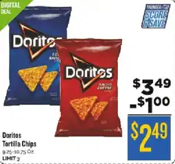 Homeland Market Doritos Tortilla Chips offer