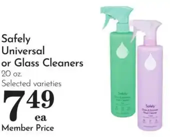 Food Pavilion Safely Universal or Glass Cleaners offer