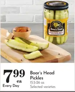 Food Pavilion Boar's Head Pickles offer