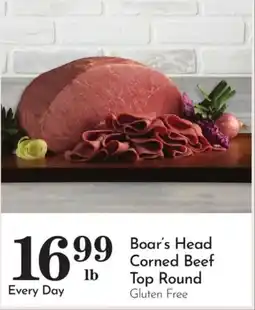 Food Pavilion Boar's Head Corned Beef Top Round offer