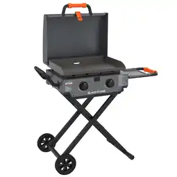 Walmart Blackstone Adventure Ready 2-Burner 22 Propane Omnivore Griddle with Flex-Fold Legs in Charcoal Gray offer