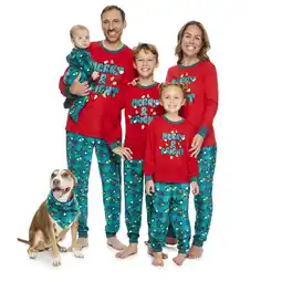 Walmart Jolly Jammies Women's Holiday Merry & Bright Matching Family Pajamas, 2-Piece, Sizes S-3X offer