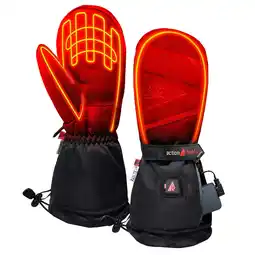 Walmart ActionHeat Men's 5V Battery Heated Mittens offer