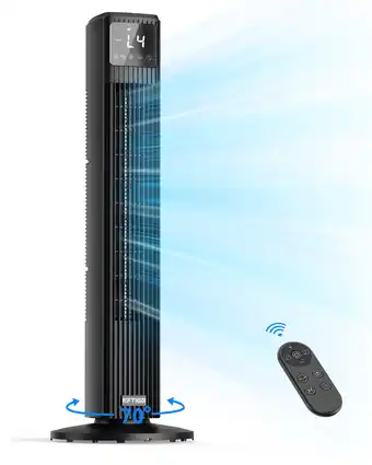 Walmart NFTIGB Tower Fans for Home, 36 Oscillating Floor Fan with Remote, 4 Speed 4 Modes,12H Timer,New offer