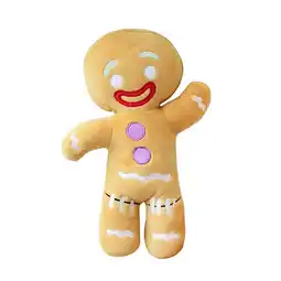 Walmart Whigetiy Gingerbread Man Plush Toys Biscuits Man Bighead Stuffed Plush Cartoon Toys offer