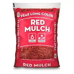 Walmart Year Long Colored Mulch Red 2 Cf offer