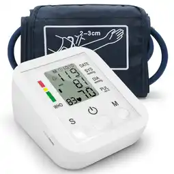 Walmart Portable Electronic Household Arm Band Type Sphygmomanometer with LCD Display Accurate Measurement offer