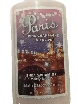 Walmart Bath & Body Works Paris Pink Champagne & Tulips Ultra Moisturizing Vitamin E Body Lotion, 8 fl oz offer