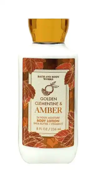 Walmart Bath and Body Works Golden Clementine & Amber Body Lotion 8 fl oz offer