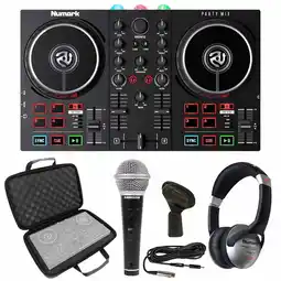 Walmart Numark Party Mix II DJ Controller with Professional DJ Headphones & Dynamic Vocal Microphone Package offer