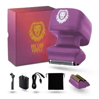 Walmart Skull Shaver One Lion Purple Pro Electric Shaver for Women offer