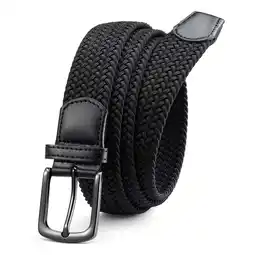 Walmart YOETEY Mens Belt Wowens Belt Elastic Braided Woven Belt, Belt for Casual Golf Pants 1 3/8(35mm) offer