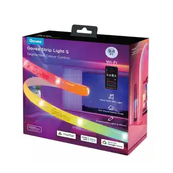 Walmart Govee 9.8ft Wi-Fi RGBICW LED Strip Light offer