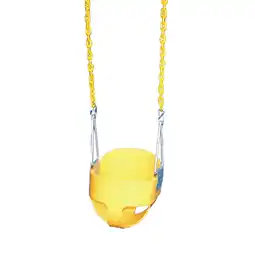 Walmart Gorilla Playsets Yellow Full Bucket Swing with Yellow Chains offer