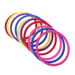 Walmart hejhncii 10 Pcs Toss Rings Throw Carnival Backyard Games Kids Intelli offer