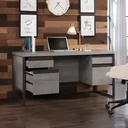 Walmart Sauder Manhattan Gate Computer Desk, Mystic Oak Finish offer