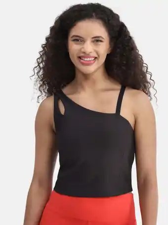 Walmart Avia Women's Shine Asymmetrical Bra Tank, Sizes XS-XXXL offer