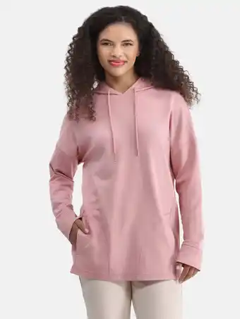 Walmart Time And Tru Women's Tunic Hoodie with Long Sleeves, Size XS-XXXL offer