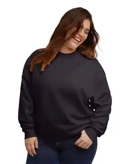 Walmart Hanes Originals Women's Fleece Sweatshirt (Plus Size) Black 4X offer