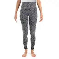 Walmart Women's MUK LUKS Fleece Lined Leggings Color: Charcoal Bergen Size: 2X-3X offer