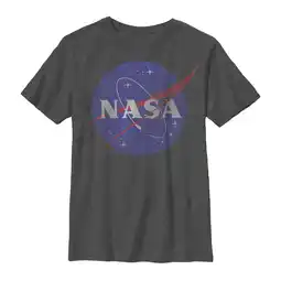 Walmart Boy's NASA Logo Graphic Tee Charcoal Heather X Large offer