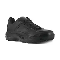 Walmart Reebok Work Men's Postal Express Soft Toe Waterproof Work Shoe Black - CP8115 offer