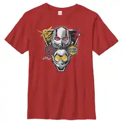 Walmart Boy's Marvel Ant-Man and the Wasp Masks Graphic Tee Red Large offer