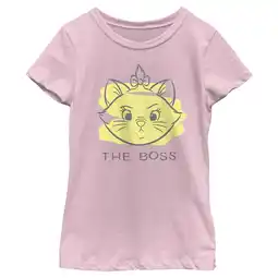 Walmart Girl's Aristocats Marie The Boss Graphic Tee Light Pink Small offer