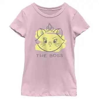 Walmart Girl's Aristocats Marie The Boss Graphic Tee Light Pink Small offer