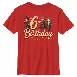 Walmart Boy's Harry Potter 6th Birthday Friends Graphic Tee Red Large offer