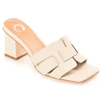 Walmart Journee Womens Renatta Tru Comfort Foam Open Square Toe Block Heel Dress Sandals offer