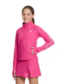 Walmart Reebok Girl's Peformance Full Zip Jacket, Sizes 4 - 18 offer