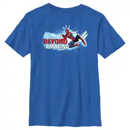 Walmart Boy's Marvel Spider-Man Beyond Amazing BEYOND SWING POSE T-Shirt offer