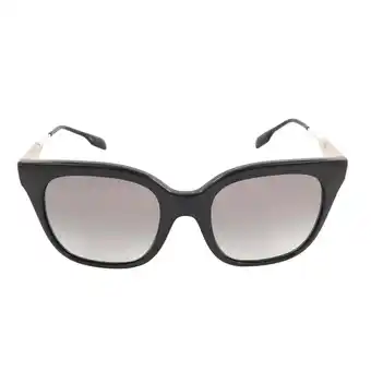 Walmart Burberry Plastic Women Square Sunglasses Black 52mm offer