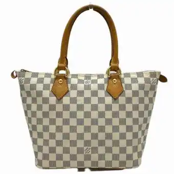 Walmart Pre-Owned Louis Vuitton Damier Azur Saleya PM N51186 Bag Tote Women's (Good) offer