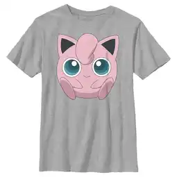 Walmart Boy's Pokemon Cute Jigglypuff Graphic Tee Athletic Heather Medium offer