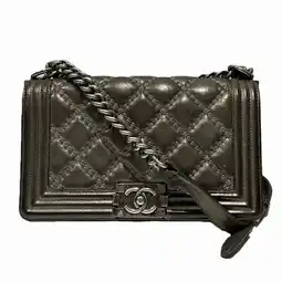 Walmart Pre-Owned CHANEL Boy Bronze Bag Shoulder for Women (Good) offer