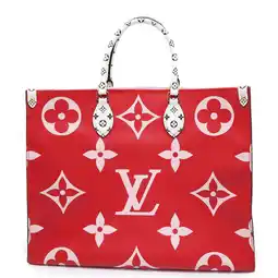 Walmart Pre-Owned Louis Vuitton Tote Bag Monogram Giant On the Go GM M44569 LOUIS VUITTON 2way (Good) offer