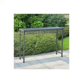 Walmart International Caravan Segovia Iron Indoor/Outdoor Console Table offer