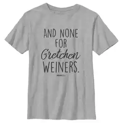 Walmart Boy's Mean Girls And None for Gretchen Wieners Graphic Tee Athletic Heather X Large offer